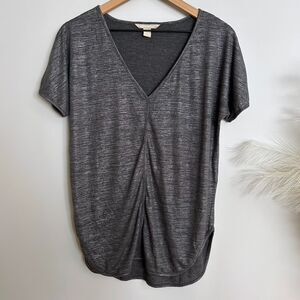 Banana Republic Silver/Gray Flowy T-Shirt